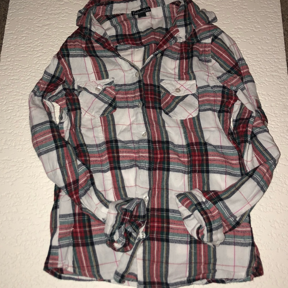 Plaid top